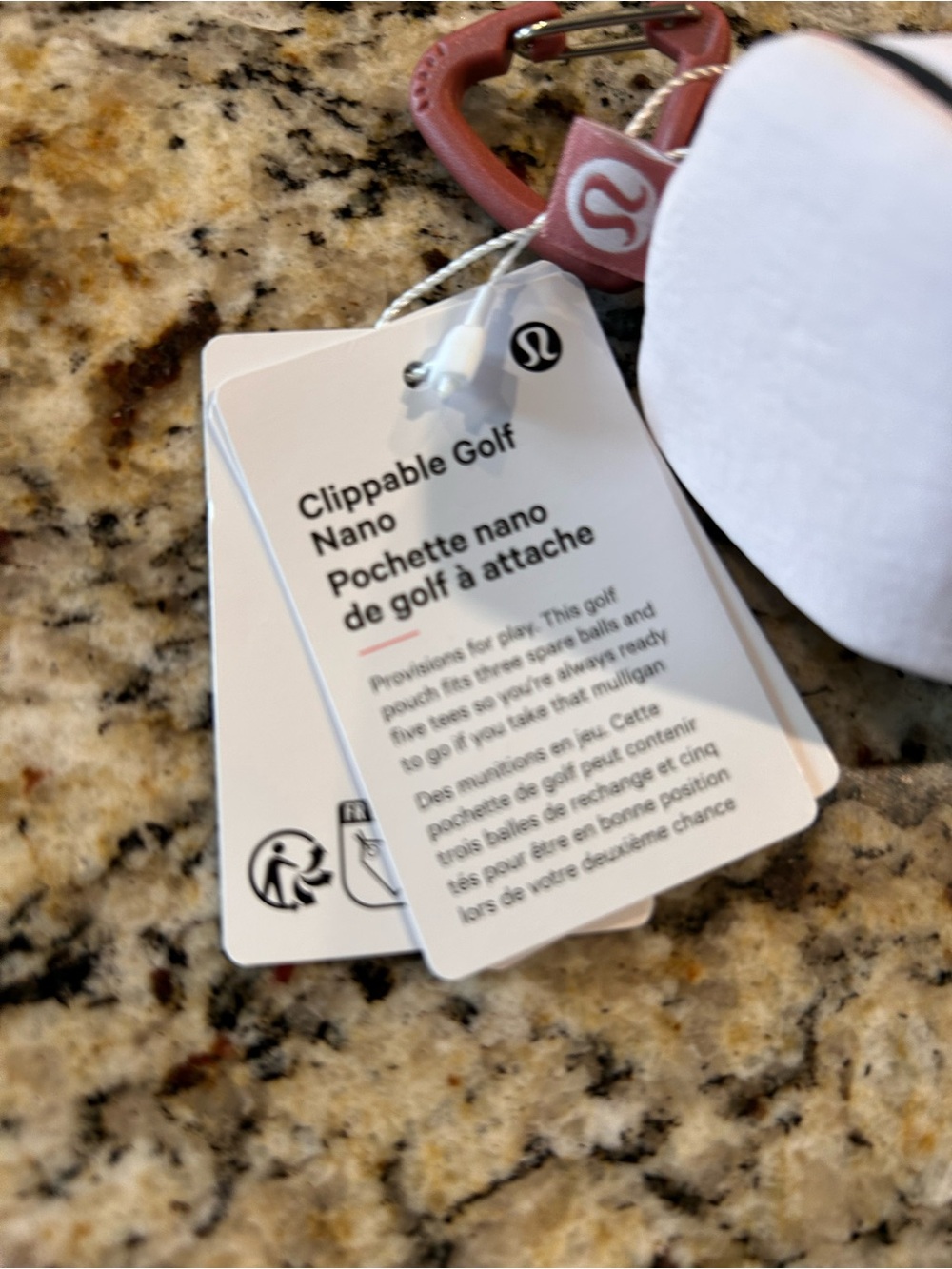 lululemon athletica Light Pink Clippable Nano Pouch - Picture 2 of 5